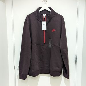 Nike Men's Sportswear Club Half Zip Pullover Jacket - Sz XL